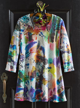 Watercolor Splash Tunic