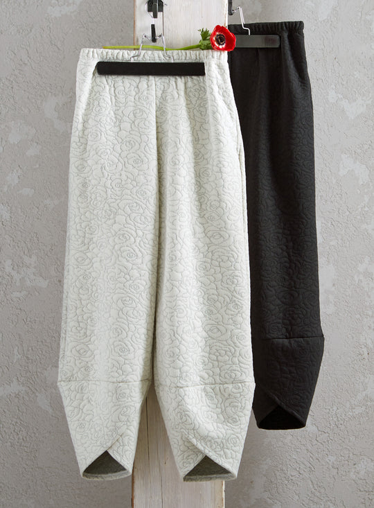 Floral Quilted Tulip Pants FINAL SALE (No Returns)