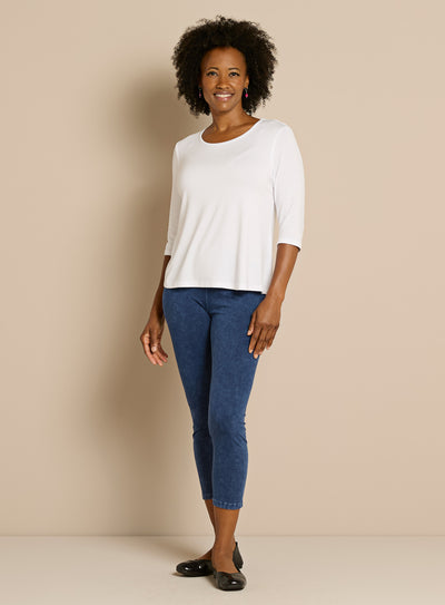 Day to Night Capri Leggings - Mineral Washed