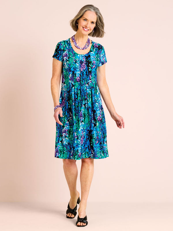 Dance Card Dress Outfit - Water Garden