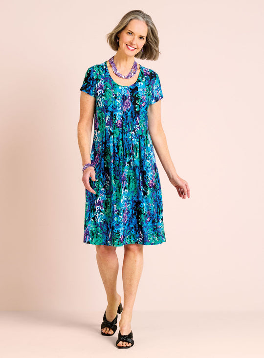 Dance Card Dress Outfit - Water Garden