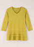 Cotton Comforts Tiered V-Neck Tunic