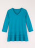 Cotton Comforts Tiered V-Neck Tunic