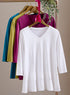Cotton Comforts Tiered V-Neck Tunic