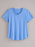 Classic Cotton Center-Seam Tee - Slub Knit Solid