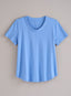 Classic Cotton Center-Seam Tee - Slub Knit Solid