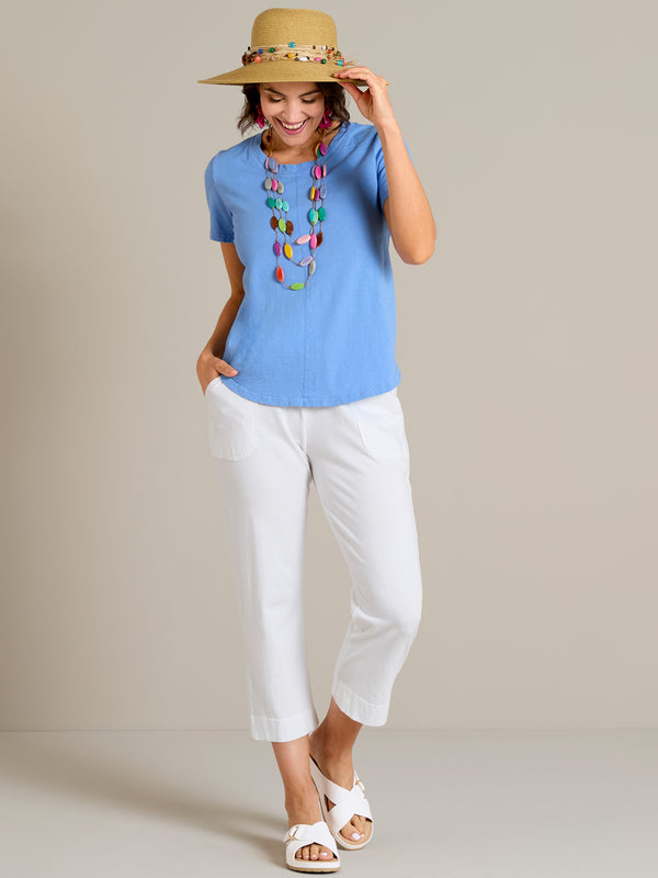 Classic Cotton Comfort Outfit - Blue and White
