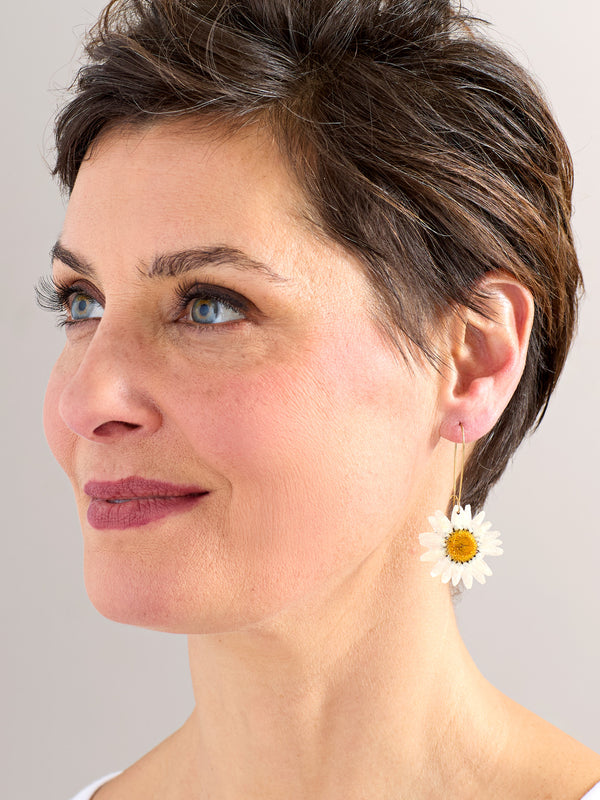 Pressed Wildflower Earrings