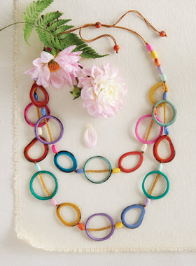 Fiesta Loop Tagua Necklace