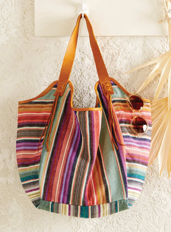 Festival Handwoven Hobo Tote