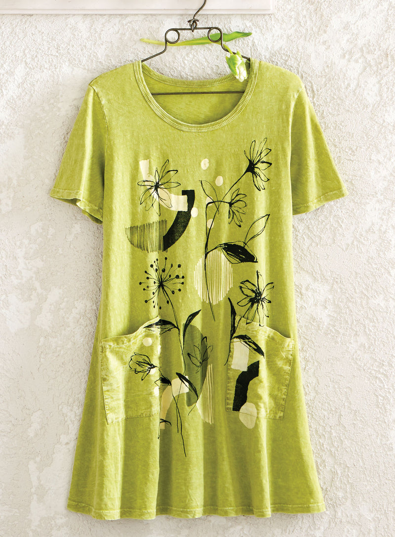 Limelight T-Shirt Dress | Petalura Limelight T-Shirt Dress | Petalura