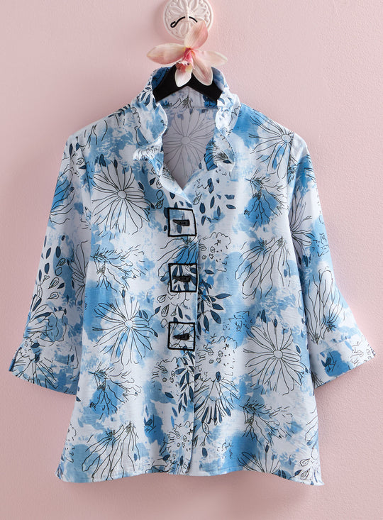 Sky Meadow Shirt Jacket FINAL SALE (No Returns)