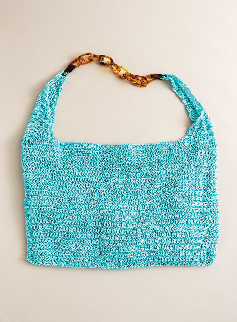 Coastal Woven and Beaded Sling Bag