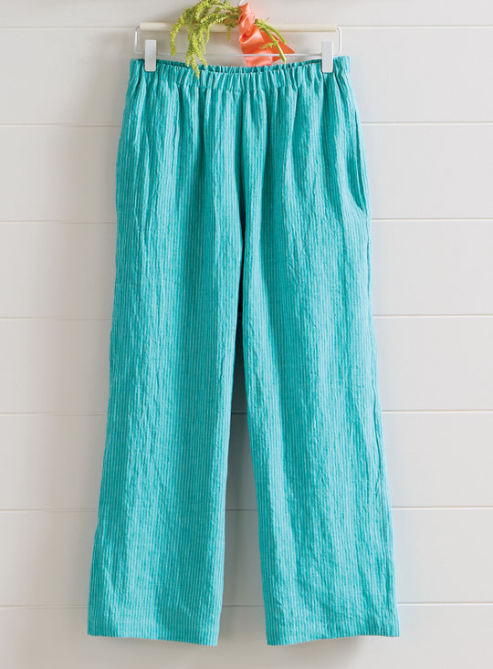 Lakeshore Linen Cropped Pants FINAL SALE (No Returns)