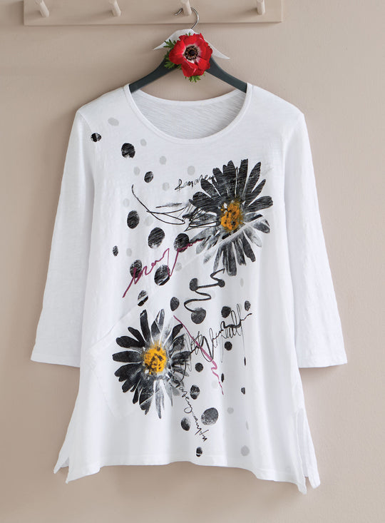 Ink and Bloom Tunic