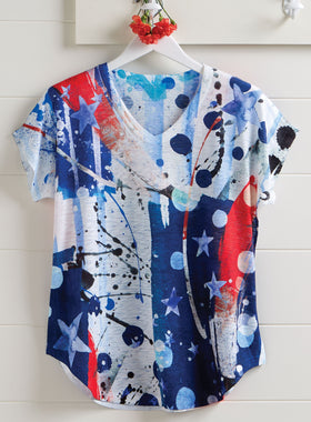 Red, White, and True Tee