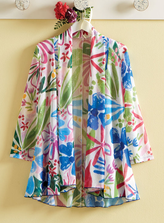 Anywear Mesh Topper - Floral Symphony