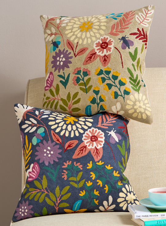 Hearth and Hedgerow Throw Pillow