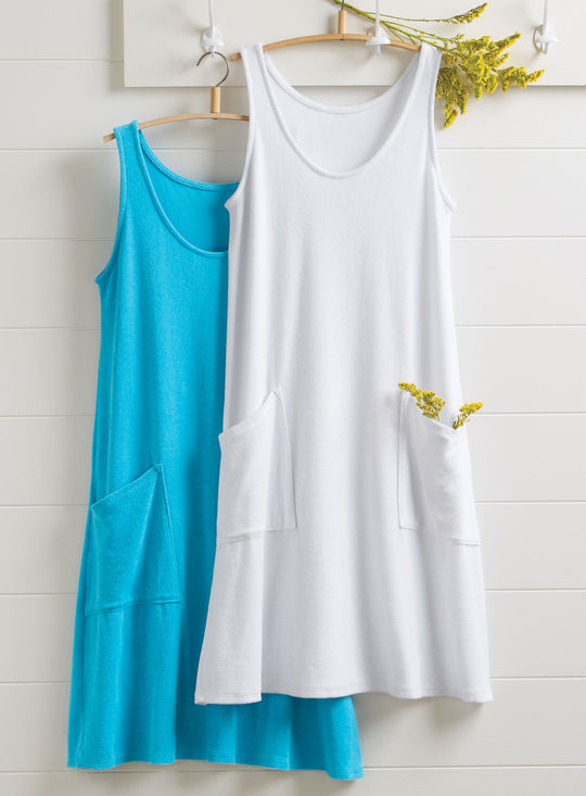 Cabana Terry Tank Dress