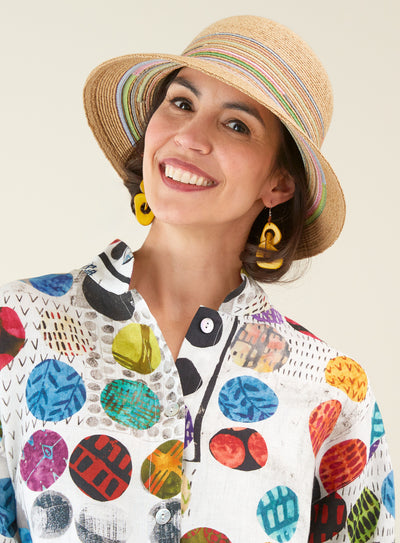 Raffia and Ribbon Sun Hat