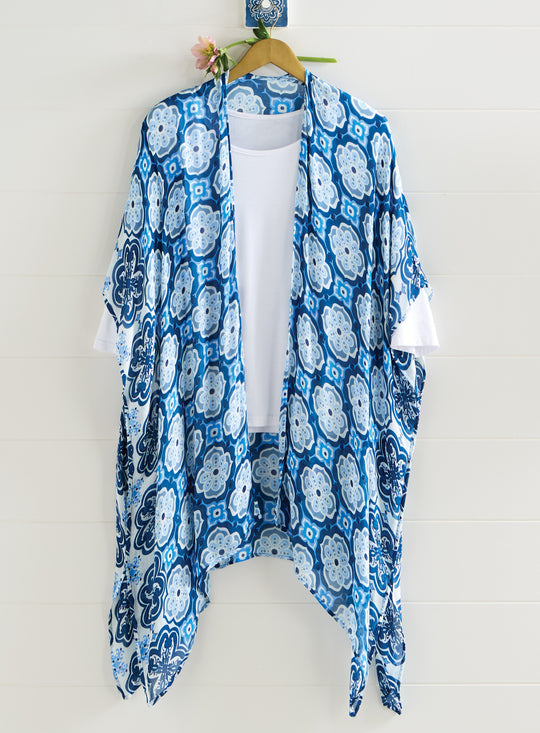 Azulejo Kimono Topper