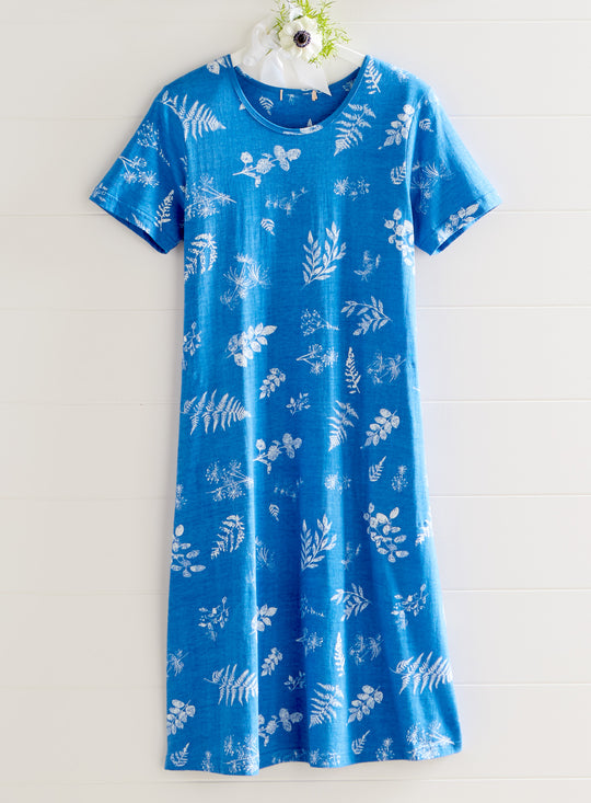 Sunprint Fern Knit Dress