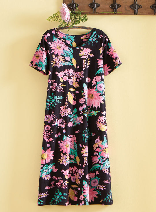 Tropical Twilight Knit Dress FINAL SALE (No Returns)
