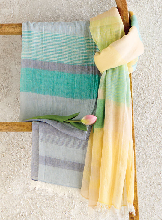 Vineyard Stripe Cotton Wrap