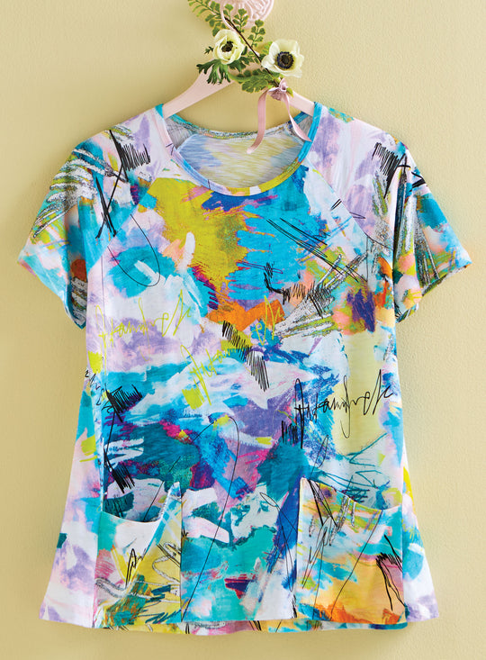 Color Palette Pocket Top