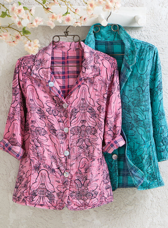 Sunday Stroll Reversible Cotton Jacket