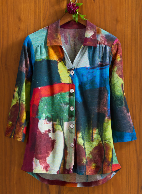 Colorfield Shirt Jacket