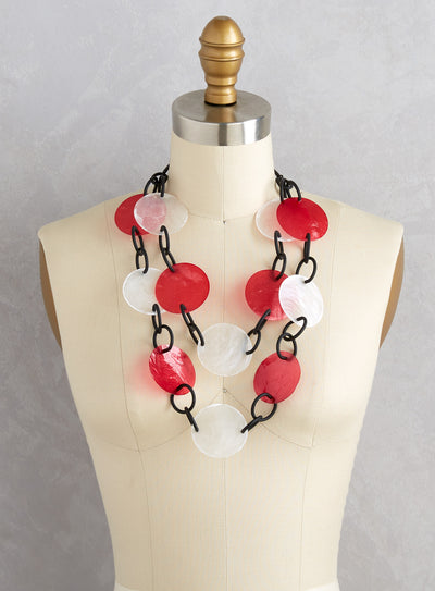 Color Code Capiz Necklace