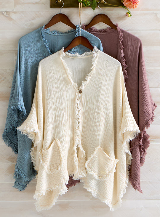 Zen Garden Cotton Gauze Jacket
