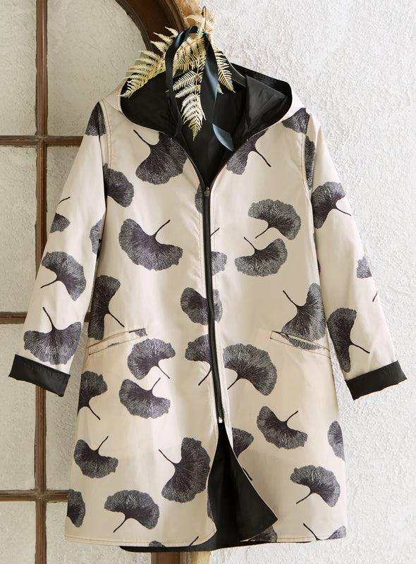 Cloudcover Reversible Raincoat – Ginkgo Grove