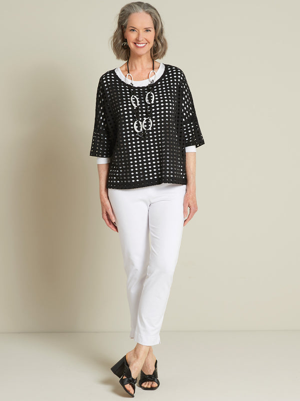 Nice Touch Crossover Outfit - Black on White