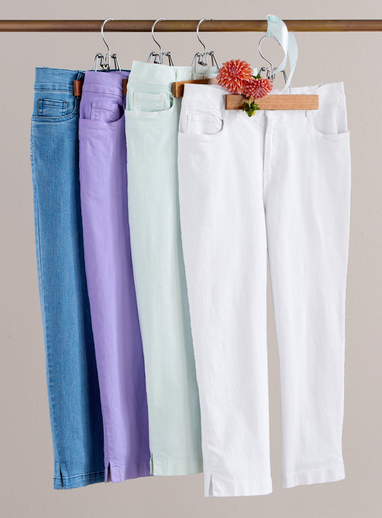 Everyday Stretch Denim Capris