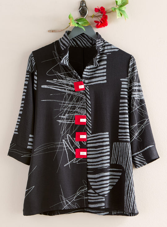 Modern Gesture Shirt Jacket