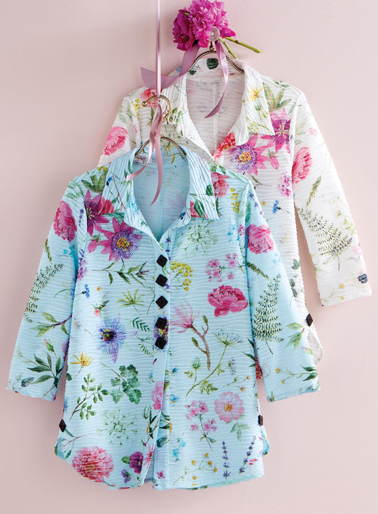 Wildflower Meadow Shirt Jacket