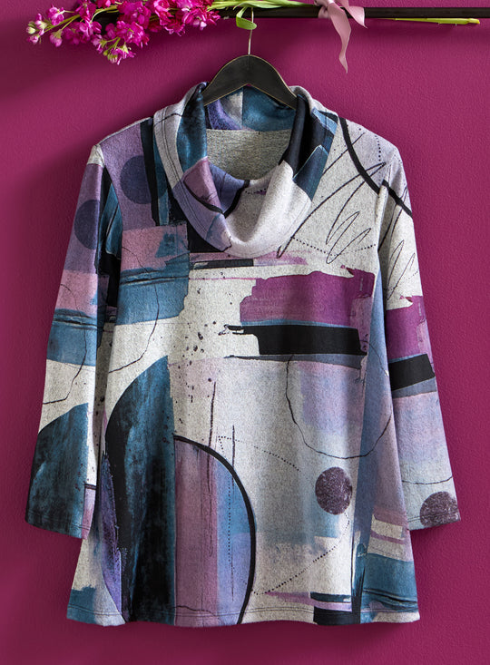 Violet Hour Cowl-Neck Tunic