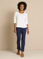 Cotton Comforts Smooth Stretch Bootcut Leggings with Pockets