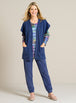 P15105 - Glitchy Grid Tunic Outfit