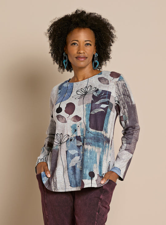 Shadow Petals Top