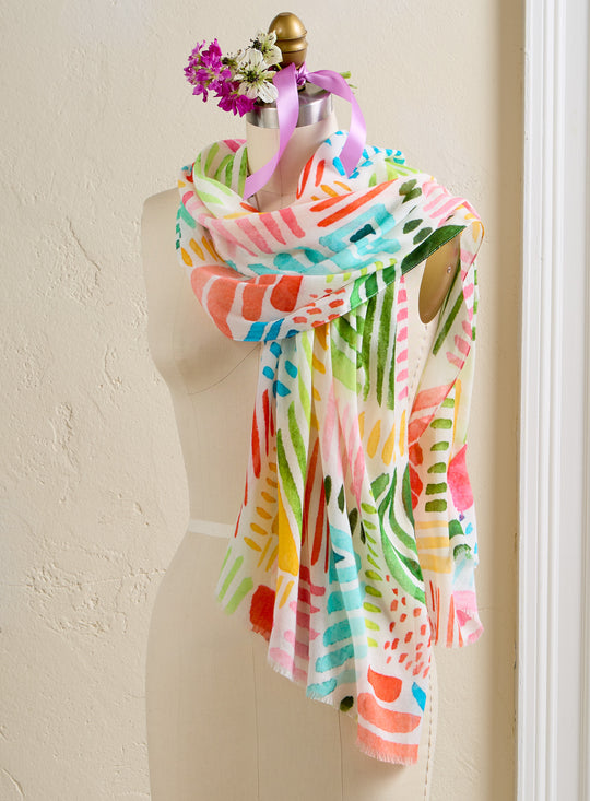 Confetti Stripe Scarf