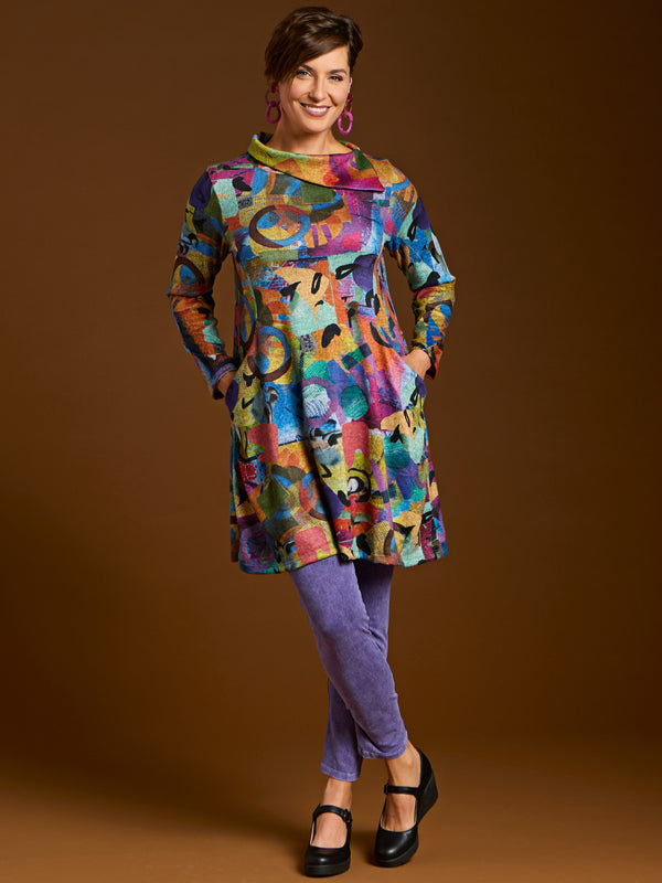 Paintbox Tunic and Leggings Outfit