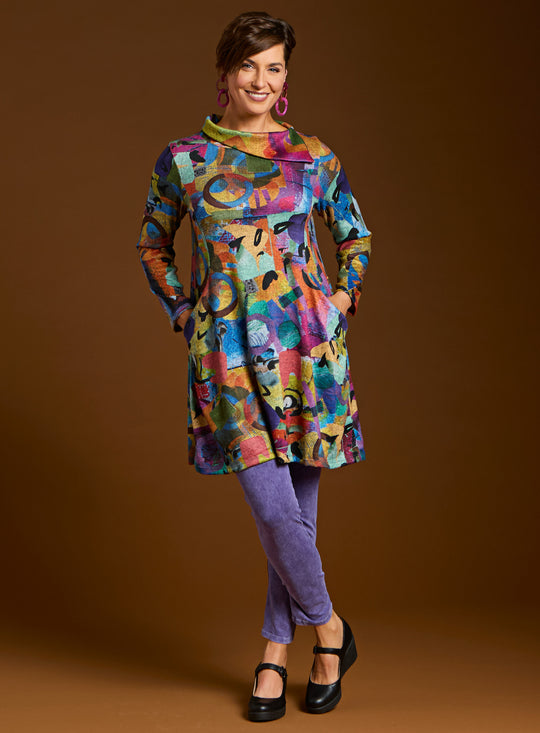 Paintbox Tunic and Leggings Outfit