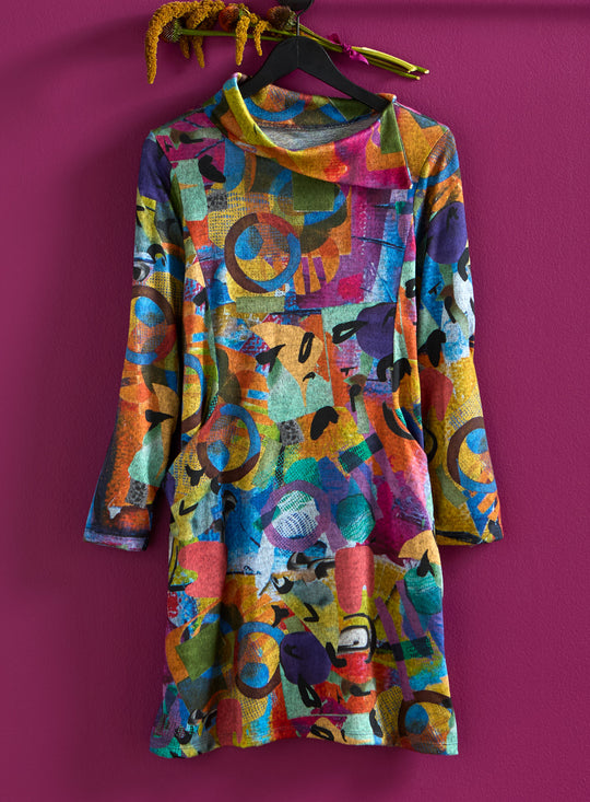 Paintbox Brushed Knit Tunic