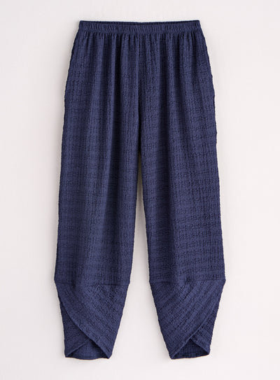 Tailored Texture Lantern Pants