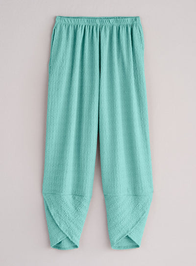 Tailored Texture Lantern Pants