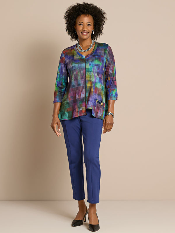 Prismatic and Not-Quite-Ponte Outfit