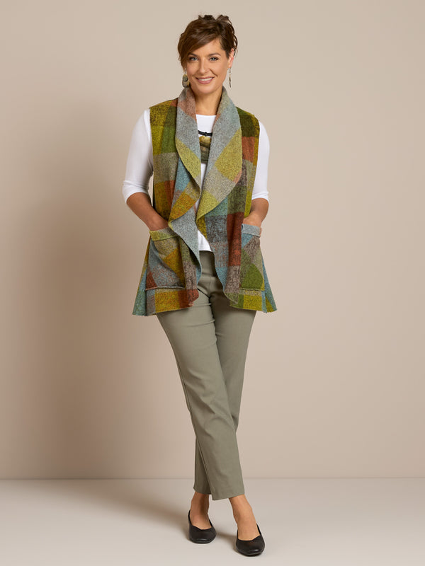 Campfire Plaid Vest Outfit